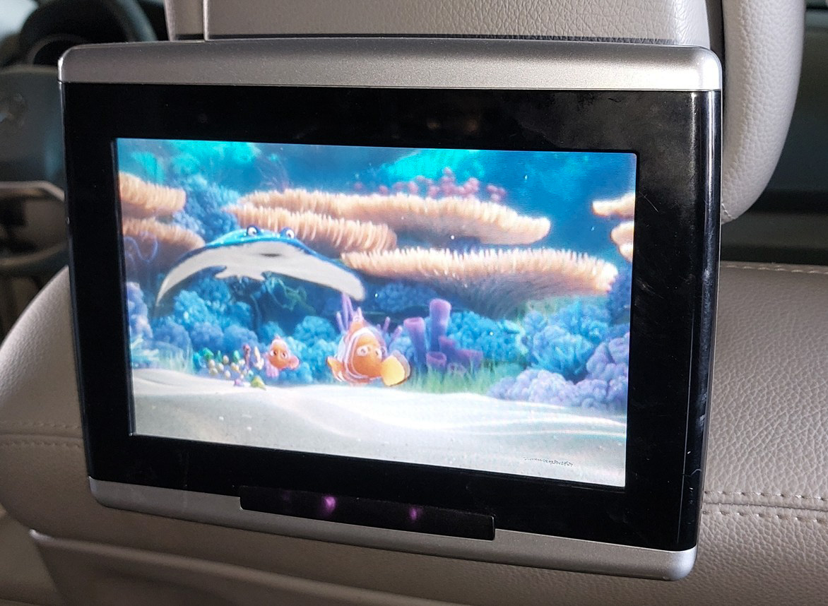 2009 MERCEDES GL320 GL450 GL550 GLK350 ML320 ML350 ML550 REAR VIDEO SCREEN — exact item pictured